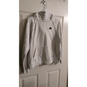 Womens Nike Gray Hoodie with Kangaroo Pocket Medium, Soft, Comfey, Sporty